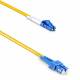 Оптичен пач кабел DeTech, SC-LC, UPC, Singlemode, Duplex, 3.0м, Жълт - 18327
