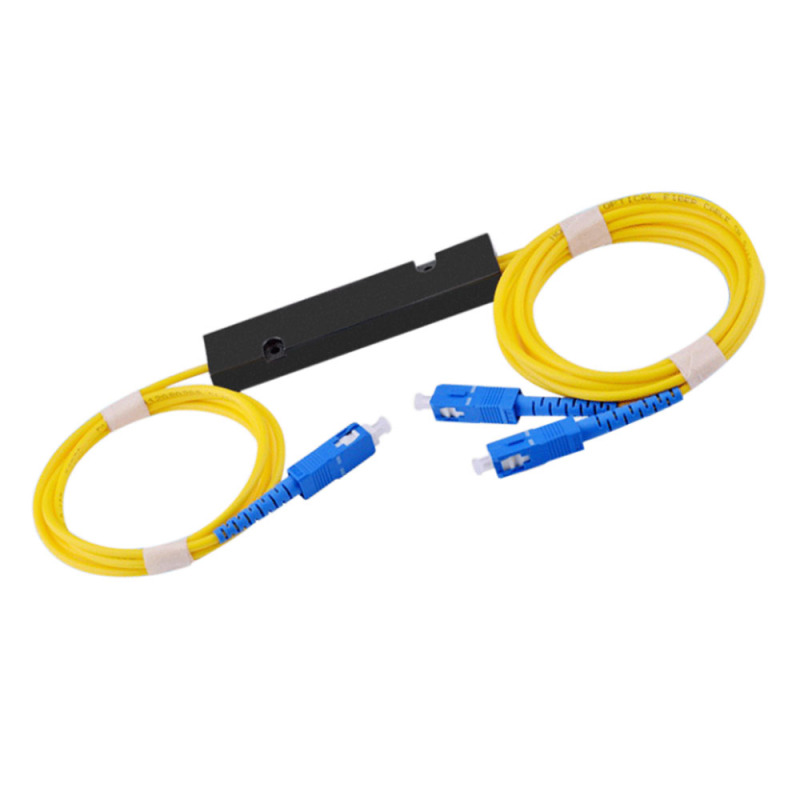 Оптичен сплитер DeTech, 1x2, SC, UPC - 18349