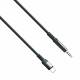 Аудио кабел Earldom ET-AUX38, 3.5mm към Type-C, 1.0м, Черен - 40178