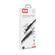 Аудио кабел Earldom ET-AUX39, 3.5mm към Lightning, 1.0м, Черен - 40177