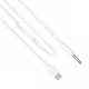 Аудио кабел Earldom ET-AUX41, 3.5mm към Type-C, 1.0м, Бял - 40175
