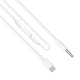 Аудио кабел Earldom ET-AUX41, 3.5mm към Type-C, 1.0м, Бял - 40175