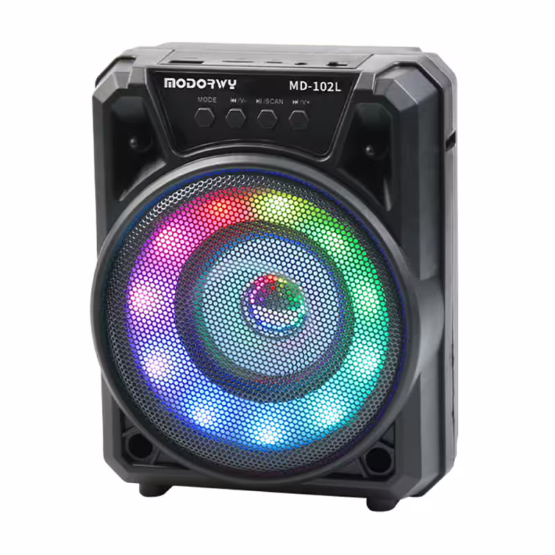 Тонколона Modorwy MD-102L, Караоке, Микрофон, Bluetooth, USB, SD, FM, AUX, Черен - 22176