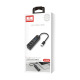 USB хъб Earldom ET-HUB08, Type-C, 4 Порта,, Черен - 40171
