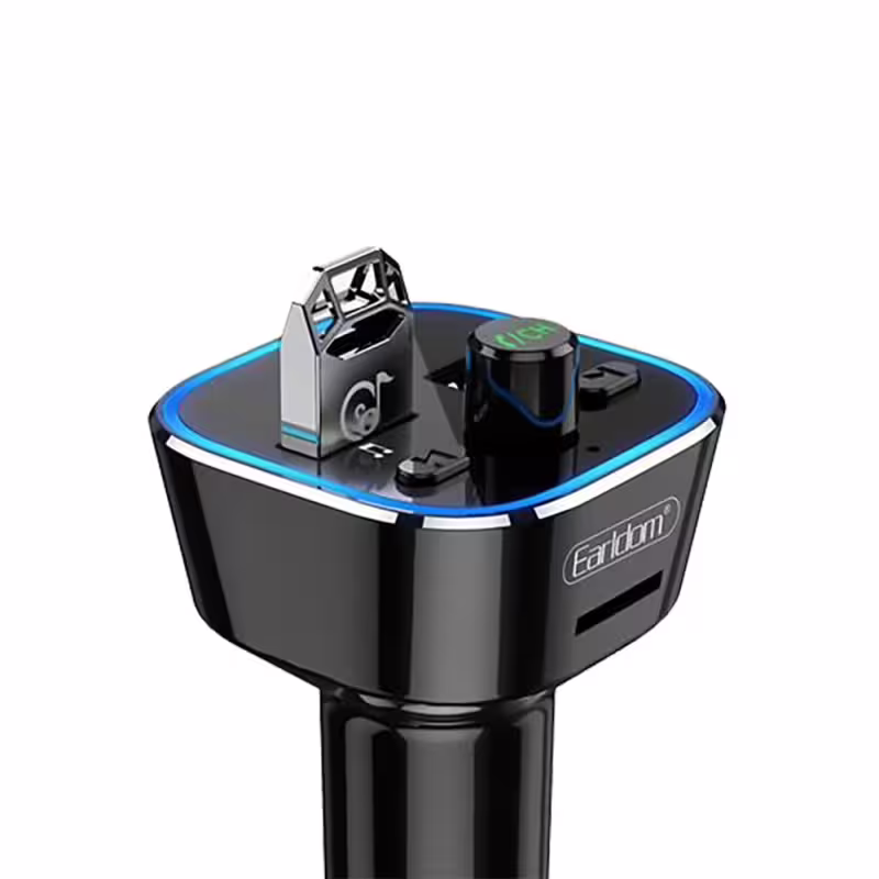 FM Трансмитер Earldom ET-M53, Bluetooth, USB, 5V/2.4A, Черен &ndash; 17387