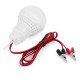 Автомобилна LED лампа, щипки крокодил, 12V, 12W, 6500K