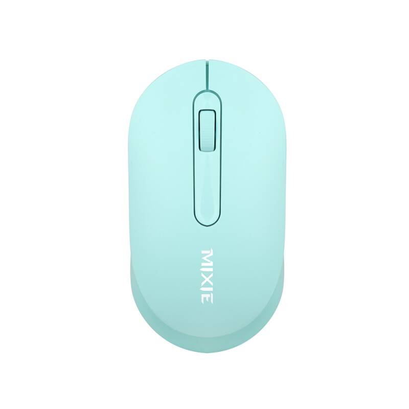 Мишка Mixie R518, Безжична, USB, 3D, Зелен - 759