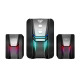 Тонколони Aula N-189, 2x3W, USB, RGB, Черен - 22182