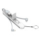 Кабел за данни DeTech DE-C35i, Lightning, 1.0m, Бял - 40189