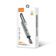 Кабел за данни DeTech DE-C35M, Micro USB, 1.0m, Бял - 40188