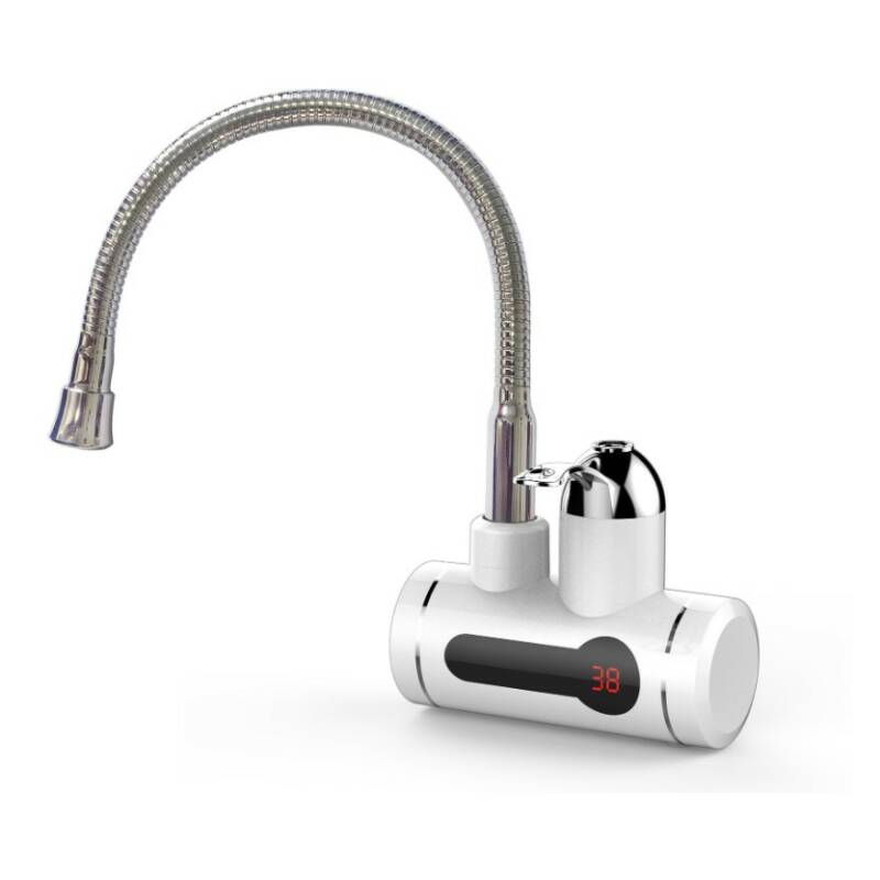Нагревател за вода Elite EHW-1557S, Мощност 3000 W, Хоризонтален монтаж, Подходящ за кухня/баня, Керамичен затварящ механизъм, Защита от прегряване