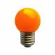 Лампа сфера мини оранжева с цокъл E14 220V 25W