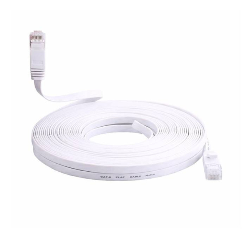 Кабел мрежов Alien, плосък, UTP, LAN, PATCH, RJ45 8pin(м), CAT6, 10m