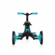 Детска триколка 4 в 1, Globber Trike Explorer синьо-зелена