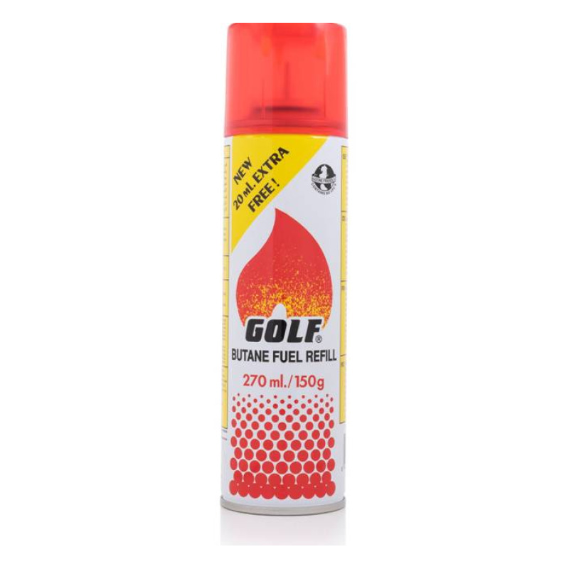 Газ за запалка GOLF/MEGA, универсална, флакон, 270ml