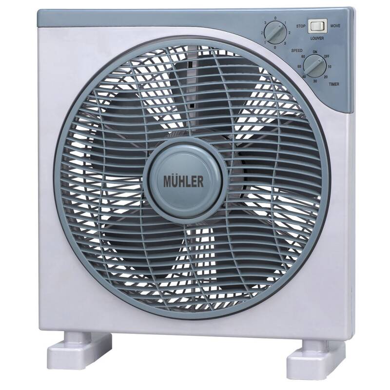 Вентилатор Muhler SMX-1250, 12'', подов, Таймер, 3 режима на работа, 35W