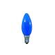Лампа свещ, синя, цокъл E14, 220V, 40W