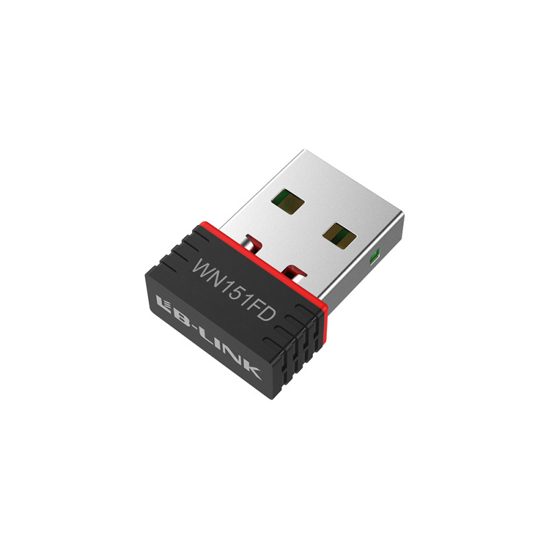 Безжичен мрежов адаптер LB-LINK BL-WN151FD, USB, 150Mbps, Черен - 19044