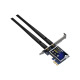 Безжичен мрежов адаптер LB-LINK BL-X50BT, PCI-E, 2400Mbps, Bluetooth, 2.4/5Ghz, 2 x 6dBi - 19049