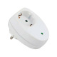 Разклонител за контакт 3230, шуко, със защита, без кабел, бял, 220V, 16A, 3680W