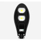 Прожектор LED, уличен с монтажна стойка, соларен панел, ДУ, 2x7W, 6000K, IP67