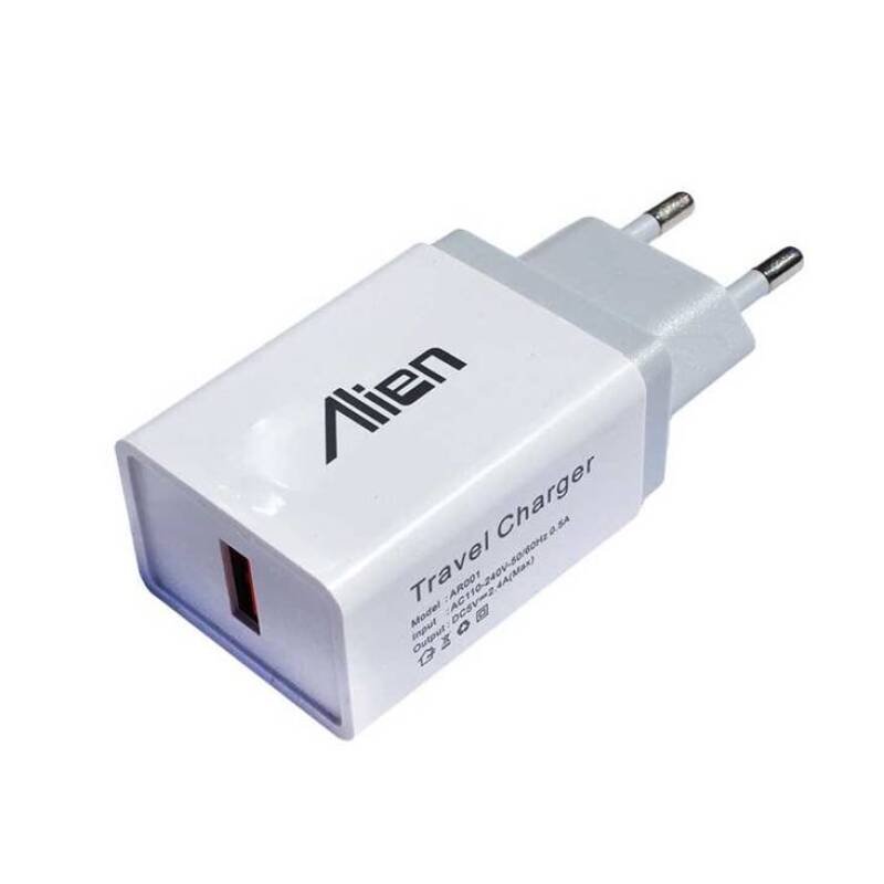 Мрежово зарядно AN-AR001, бързо зареждане, USB, 5V, 2,4A