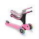 Тротинетка Globber 4 в 1 със степенки, GO UP Sporty Plus Lights – наситено розова