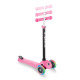 Тротинетка Globber 4 в 1 със степенки, GO UP Sporty Plus Lights – наситено розова