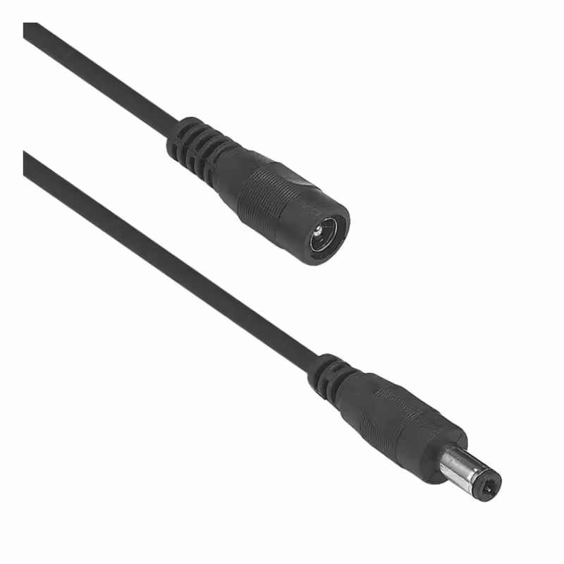 Захранващ кабел, удължител, 5,5x2,1мм, мъжко, женско, 3m