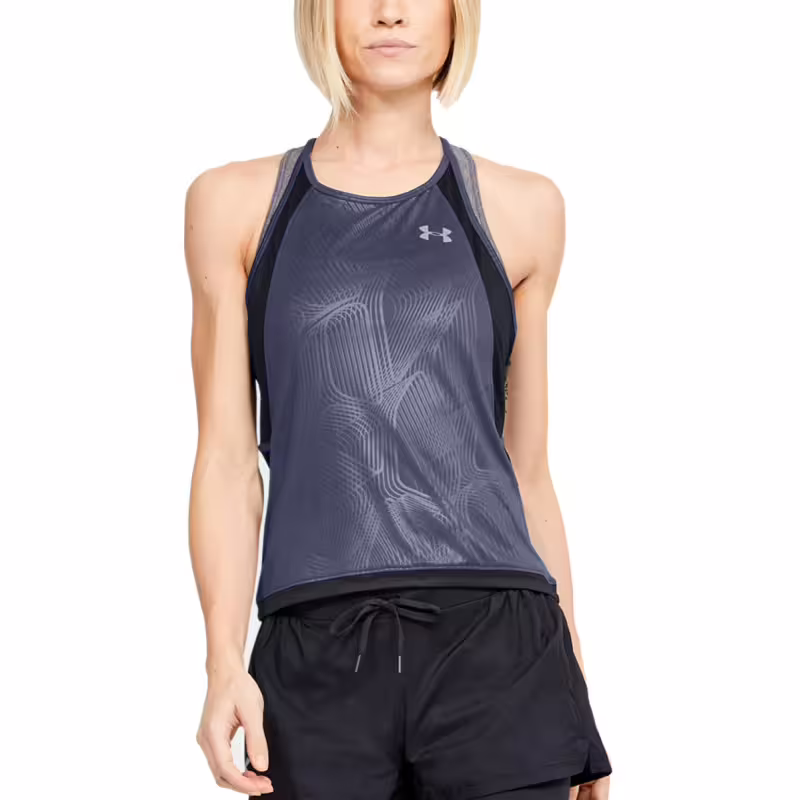 UNDER ARMOUR Qualifier Iso-Chill Tank Blue