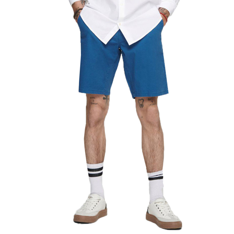 ONLY&SONS Slim Chino Shorts Dark Blue