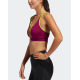 ADIDAS Don't Rest Alphaskin Padded 3-Stripes Bra Red