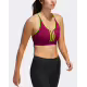 ADIDAS Don't Rest Alphaskin Padded 3-Stripes Bra Red