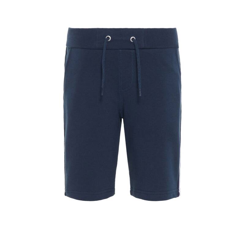 NAME IT Side Stripe Sweat Shorts Navy