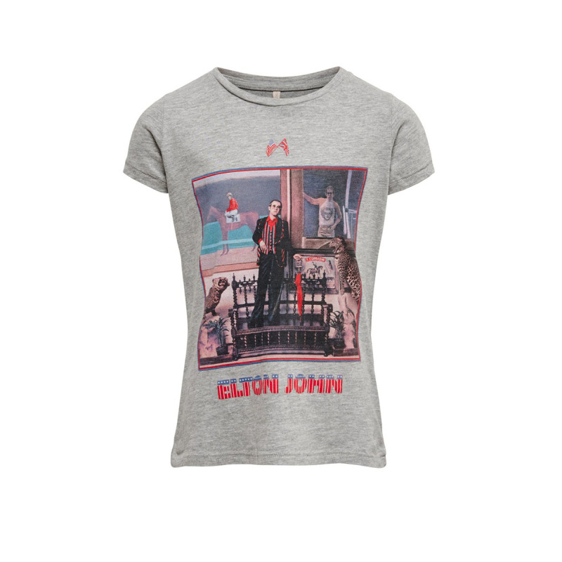 ONLY x Elton John Printed Tee Grey