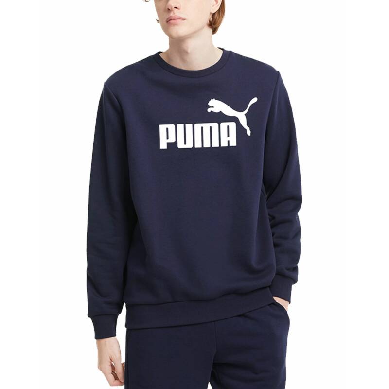 PUMA Essentials Big Logo Sweatshirt Navy