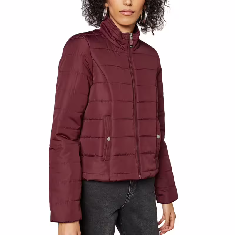 VERO MODA Simone Short Quilted Jacket Cabernet