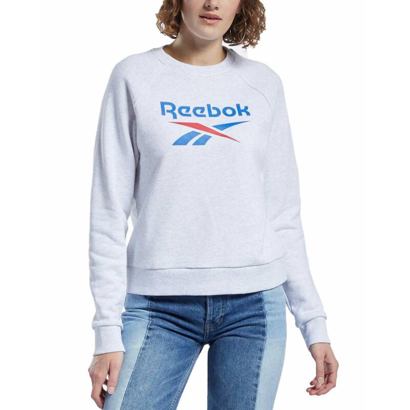 REEBOK Classics Big Vector Crew Sweatshirt Light Grey