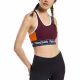 REEBOK Training Essentials Linear Logo Low-Impact Bra Maroon