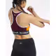 REEBOK Training Essentials Linear Logo Low-Impact Bra Maroon