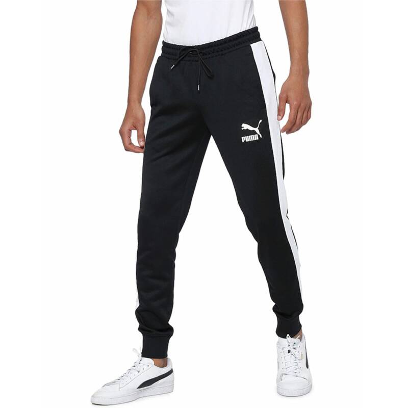 PUMA Iconic T7 Knitted Track Pants Black