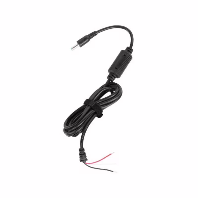 Захранващ кабел за адаптер, лаптоп HP, букса Blue, ъглов, 4,5x3мм(м), 2 жила, 1,2m