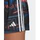 ADIDAS Allover Print 3-Stripes Shorts Black