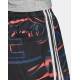ADIDAS Allover Print 3-Stripes Shorts Black