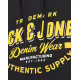 JACK&JONES Essential Logo Sweat Hoodie Black