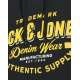 JACK&JONES Essential Logo Sweat Hoodie Black