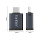 Преходник Earldom ET-OT60, USB F 3.0 към Type-C, OTG, Сив - 40212