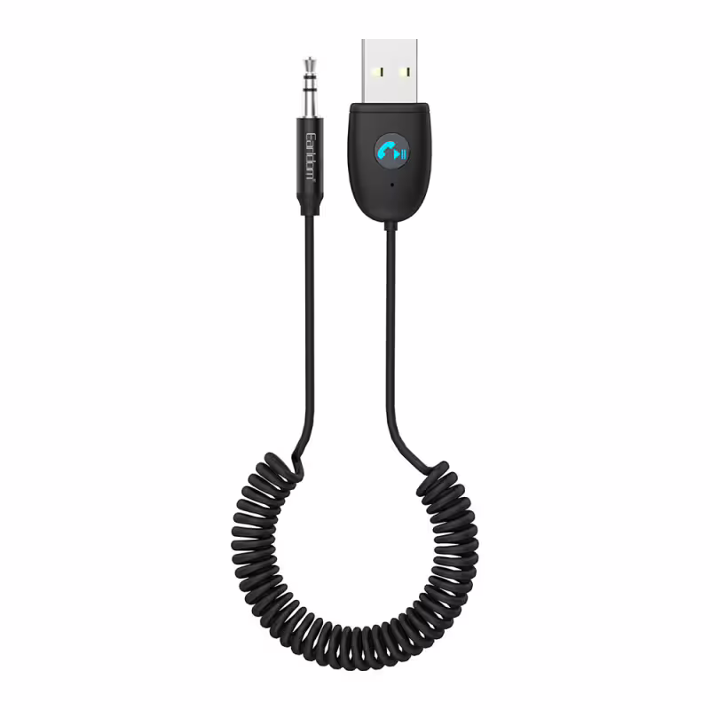 Bluetooth аудио приемник Earldom ET-M67, 3.5mm, Черен &ndash; 17716