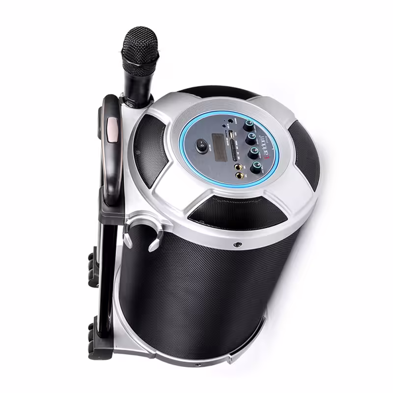 Тонколона Earldom ET-A18, Караоке, Bluetooth, USB, FM, AUX, Микрофон, Черен - 22200