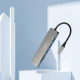 Докинг станция Earldom ET-W18, Type-C към 3xUSB 3.0, SD, MicroSD, HDMI, Сив - 40232